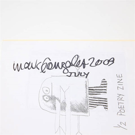 Zines and poster by Mark Gonzales (Krooked) on artnet