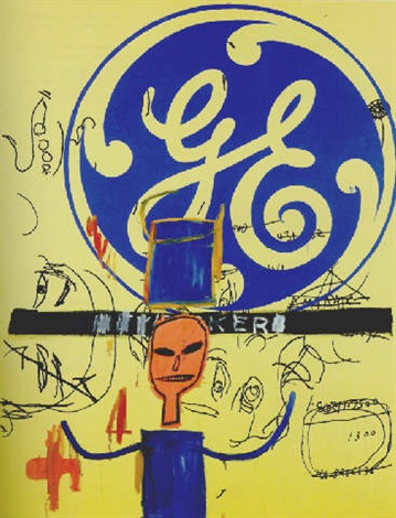 Unaltd General Electric II by Jean-Michel Basquiat and Andy