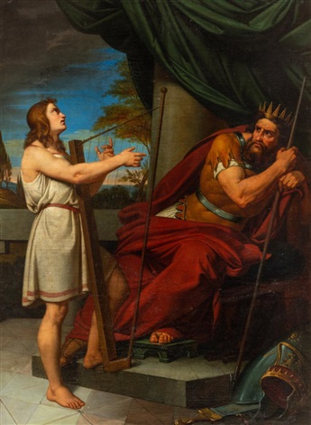 David Playing the Harp Before Saul by Russian School (19) on artnet