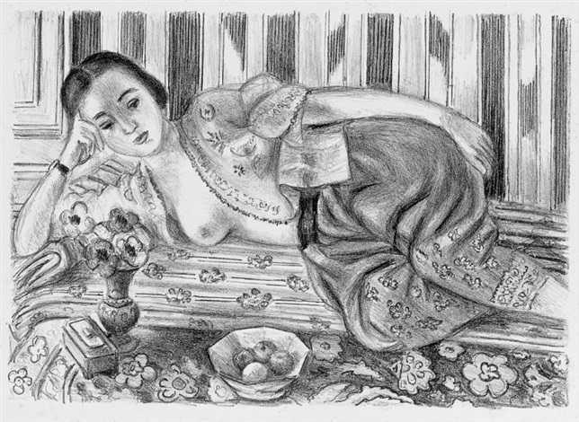 Odalisque la culotte de satin rouge by Henri Matisse on artnet