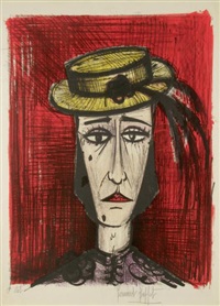 ベルナール・ビュッフェ「Combourg-Chateaubriand」