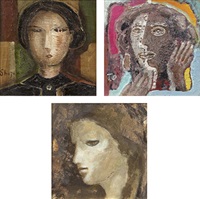 Shimada Shozo、卓上静物、希少画集画、高級額装 Shozo Shimamoto / 嶋本昭三画額 #1 | Natsume Books