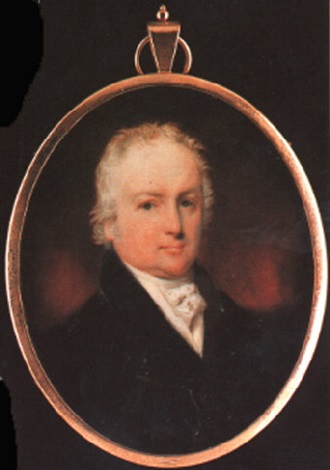 Man in dark blue jacket by John Cox Dillman Engleheart on