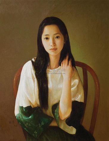 Girl by Xue Mo on artnet