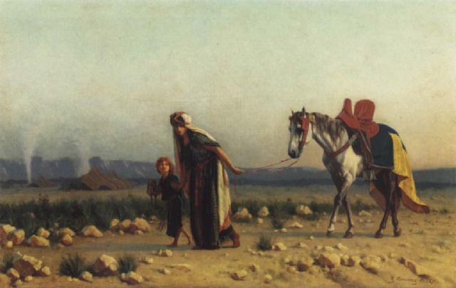The Return, Hagar and Ishmael by Gustave Clarence Rodolphe The Return, Hagar and Ishmael by Gustave Clarence Rodolphe
