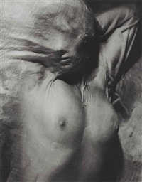 nude under wet silk, paris by erwin blumenfeld