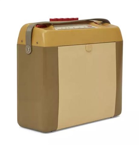 Combi portable radio and record player, together with original box ...