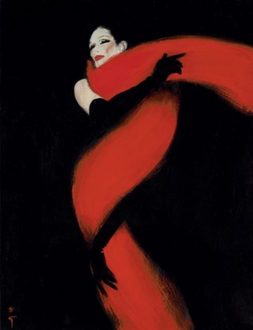La Femme en Noir by René Gruau on artnet