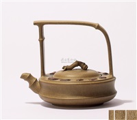 RITAO CHAN 　古錫　茶壷　茶心壷　約171g　V　R4828 Amazon.com | 千壶壶小品工艺师宜兴Purple clay teapot 紫砂壶