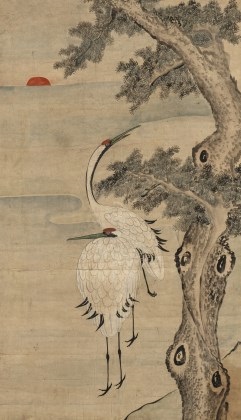 松鶴圖 松鶴圖