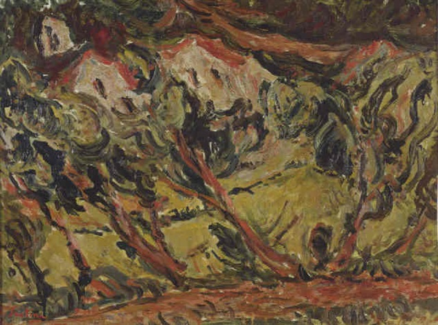 Paysage de Ceret by Chaim Soutine on artnet