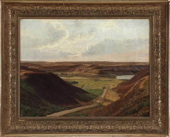 Heather dressed hills at Dollerup Bakker by Vilhelm Peter Karl Kyhn on ...