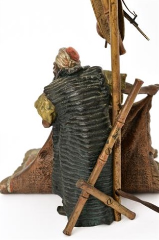 Franz Xaver Bergmann Austrian, 1861-1936, Cold-Painted Bronze