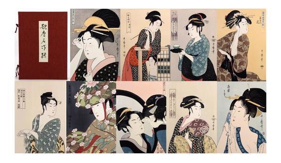 歌麿名作撰 SAG喜多川歌麿 手摺木版画『歌麿名作拾遺集』全二十枚揃