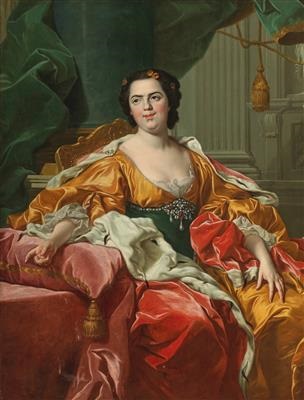 A Portrait of Louise Elisabeth de Bourbon, Duchess of Parma 17271759 by