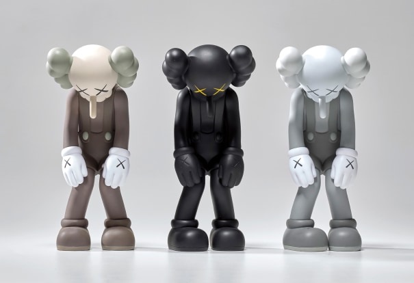 KAWS SMALL LIE BLACK ブラック BROWN ブラウン 2体セット 正規