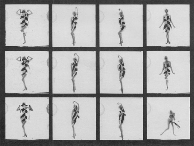 Marilyn Contact sheet by Bert Stern on artnet