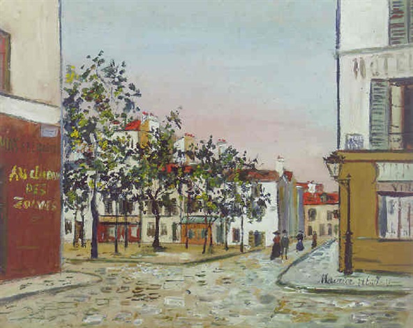 La Place du Tertre à Montmartre by Maurice Utrillo on artnet