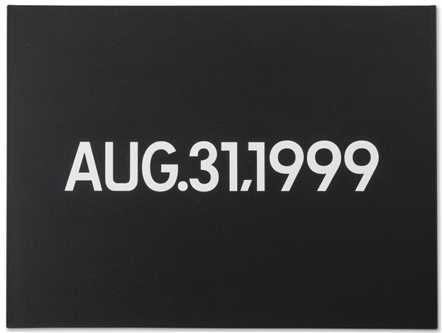 AUG. 31, 1999 by On Kawara on artnet