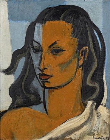 Femme en buste by Jean Souverbie on artnet