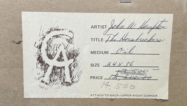 The Horsebreakers, 1981 by John Wade Hampton on artnet