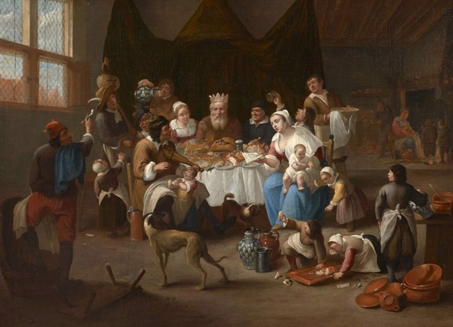 Le roi boit by Matheus van Helmont on artnet