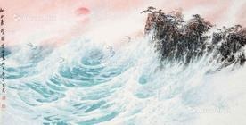 福袋 オンライン 旭日东升图 by artnet on Dong Li 絵画/タペストリー