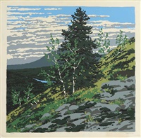 WELLIVER / Neil Welliver : ニール・ウェリヴァー Neil Welliver - Selected Works - Exhibitions - Alexandre Gallery