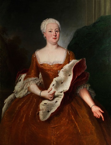 Portrait der Fürstin Gisela Agnes von Anhalt-Dessau, geb. Prinzessin ...