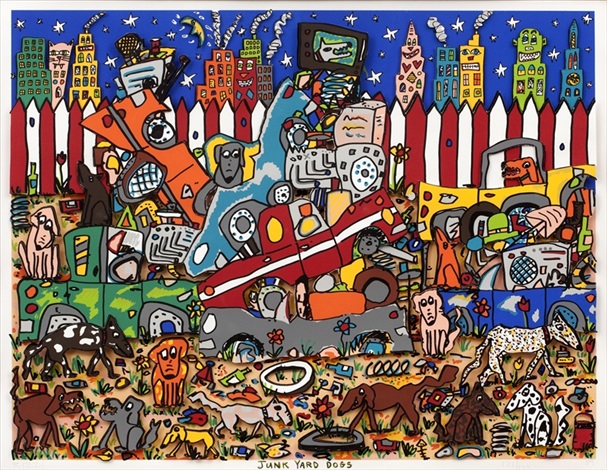Junk Yard Dogs by James Rizzi on artnet