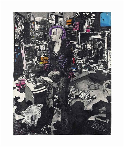 Girls in the Naked Girl Business Mandy Morbid II by Zak Smith on artnet
