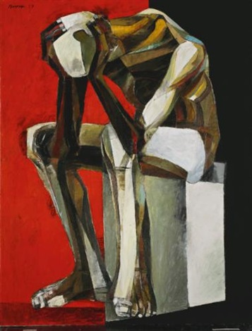 Thinking Man by Ang Kiukok on artnet