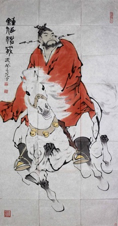 钟馗画像 by Fan Zeng on artnet