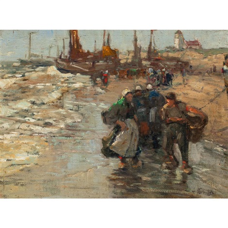 Untitled Fishing Boats on the Beach by William Ritschel on artnet