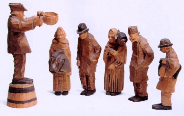 Auktionsgrupp, ropar olle med fem figur by Axel Robert Petersson on