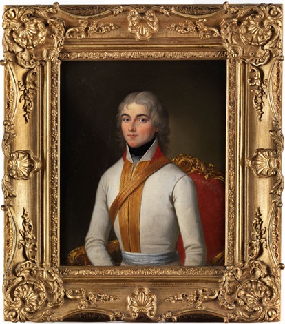 Portrait des Wilhelm Ludwig von Arnim als Rittmeister der Gendarmes by