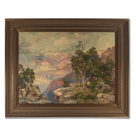 Grand Canyon of Arizona from Hermit Rim by Thomas Moran on artnet