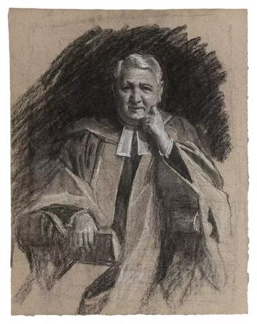 Ten portraits by Frank O. Salisbury on