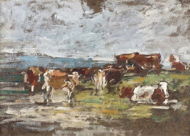 EUGENE BOUDIN、Paturage