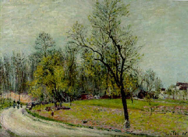 Sisley,LISIERE DE LA FORET DE