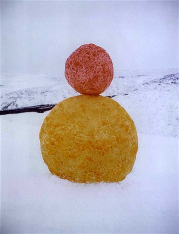 Snowman Redyellow by Gary Hume on artnet