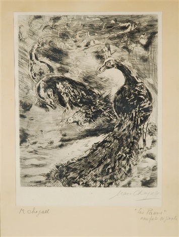 Le Geai parè des plumes du Paon after Les fables de La Fontaine by Marc ...