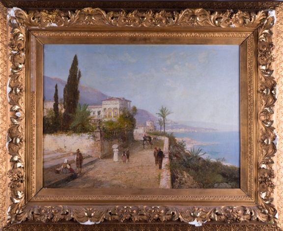 Mediterrane Landschaft bei Lugano by Karl Theodor Wagner on artnet