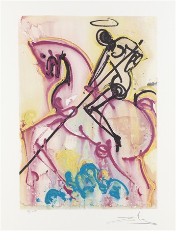 Salvador Dali、LES CHEVAUX DALINIENS Lot - SALVADOR DALI 