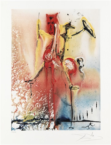 Salvador Dali、LES CHEVAUX DALINIENS Lot - SALVADOR DALI 