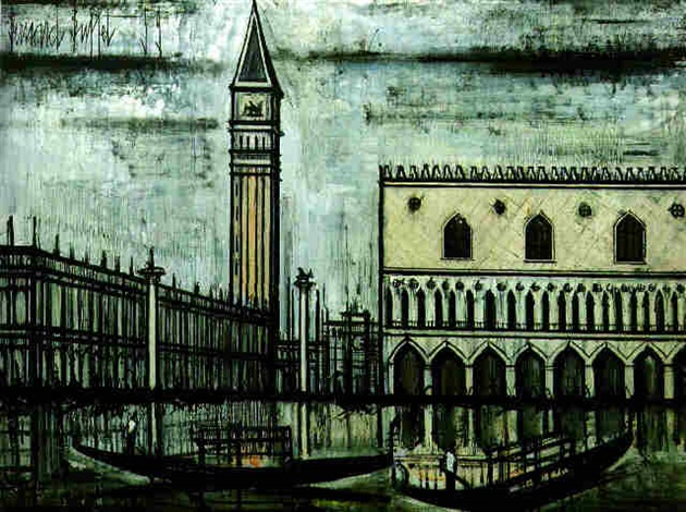 ベルナール・ビュッフェ「VENISE-Le palais des Doges」 ベルナール・ビュッフェ「VENISE-Le palais des Doges」 - メルカリ