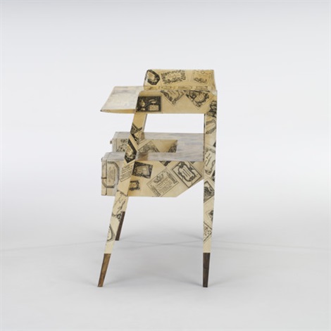 RARE CALLING CARDS WRITING TABLE, CIRCA 1950 by Gio Ponti and Piero Fornasetti on artnet RARE CALLING CARDS WRITING TABLE, CIRCA 1950 by Gio Ponti and Piero Fornasetti on artnet