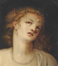 Head of a lady, a fragment