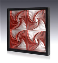 Struttura a quadrati ruotati in cartoncino..., 1964