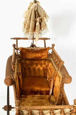 Heywood Wakefield Wicker Baby Carriage by Heywood Wakefield Co. on artnet